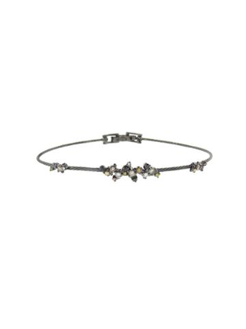 Paul Morelli Confetti Diamond Wire Bracelet - Blackened Gold