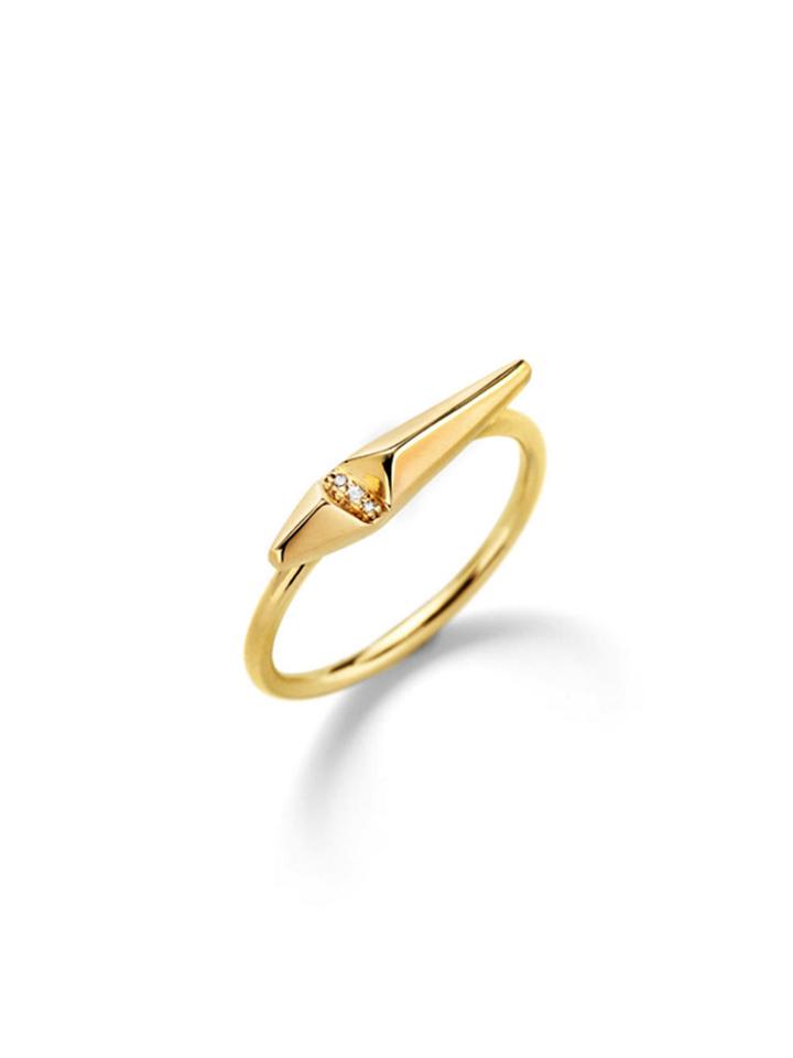 Monique Péan Ascent Stacking Ring With White Diamonds