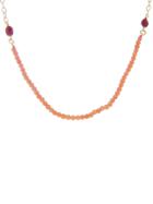 Cathy Waterman Fine Coral Tiny Lacy Chain - 22 Karat Gold
