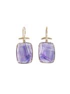 Jamie Joseph Emerald Cut Amethyst Earrings