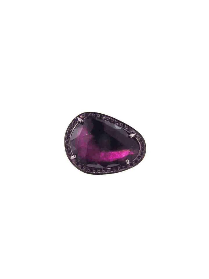 Celine Daoust Red And Black Tourmaline Ring