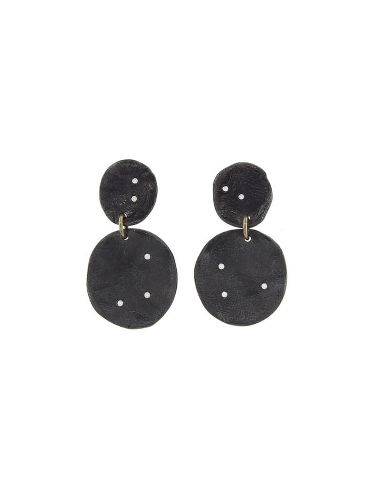 Himatsingka Parchment Diamond Double Drop Earrings