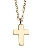 Finn Minor Obsessions Tiny Cross Necklace - 10 Karat Gold