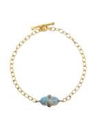 Cathy Waterman Boulder Opal Chain Bracelet With Diamonds