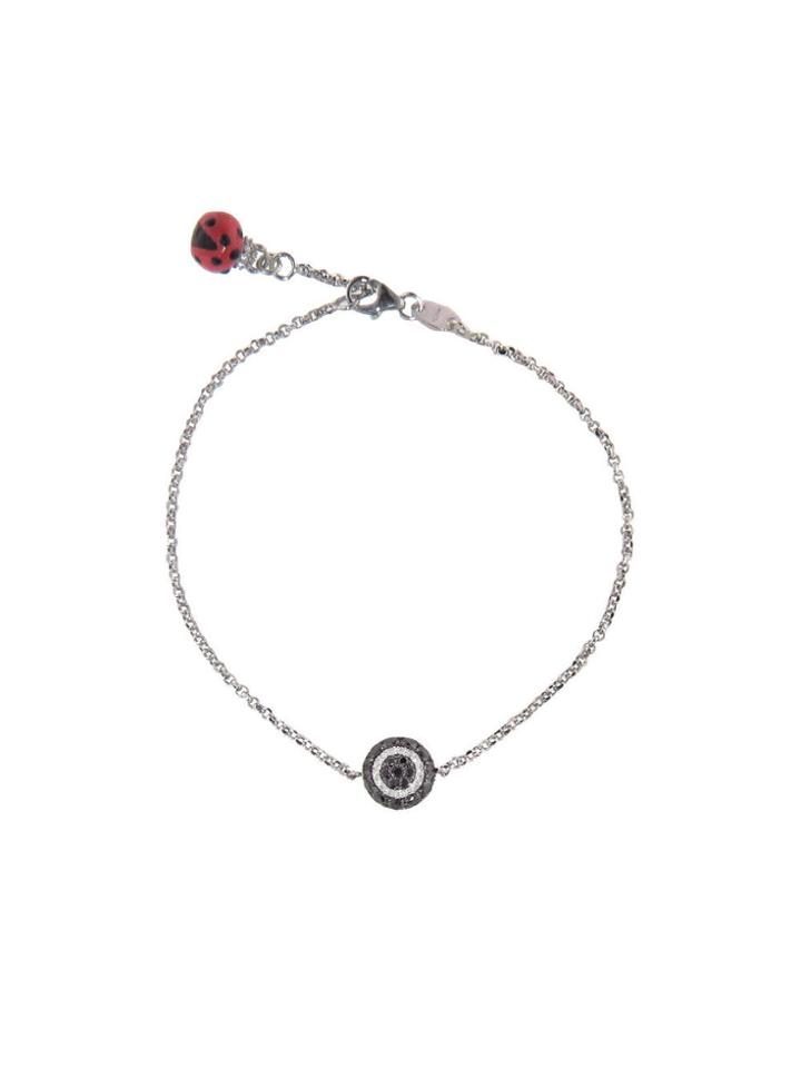 Pippo Perez Fatima Eye Bracelet With Black Diamonds