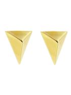 Jennifer Fisher Medium Triangles Earrings - Yellow Gold