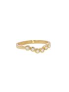Yasuko Azuma Six Diamond Bezel Peak Ring - 18 Karat Yellow Gold