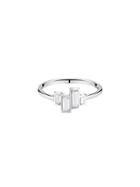 Finn Baguette Diamond Ring - White Gold
