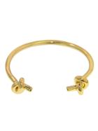 Jennifer Fisher Small Double Knot Cuff - Designer Yellow Gold Bracelet