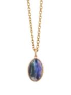 Irene Neuwirth Lightning Ridge Opal Pendant