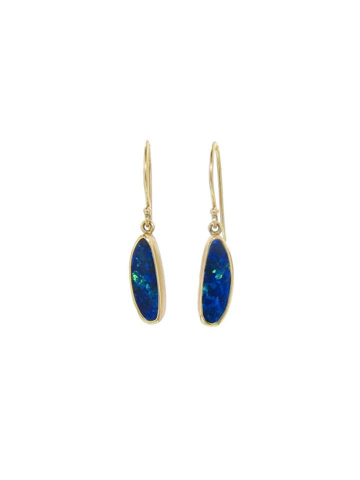 Jamie Joseph Mini Boulder Opal Drop Earrings