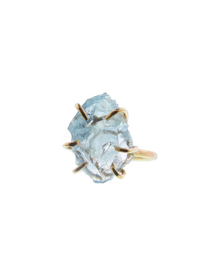 Melissa Joy Manning Limited Edition Aquamarine Crystal Ring