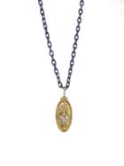 Erica Molinari Pave Diamond Heart And Dagger Charm