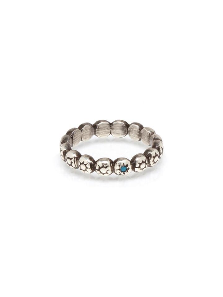 Workhorse Eleanor Ring In Silver With Turquoise