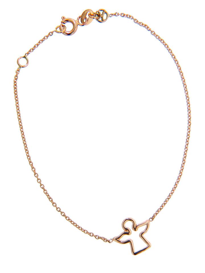Kismet By Milka Angel Bracelet In Rose Gold