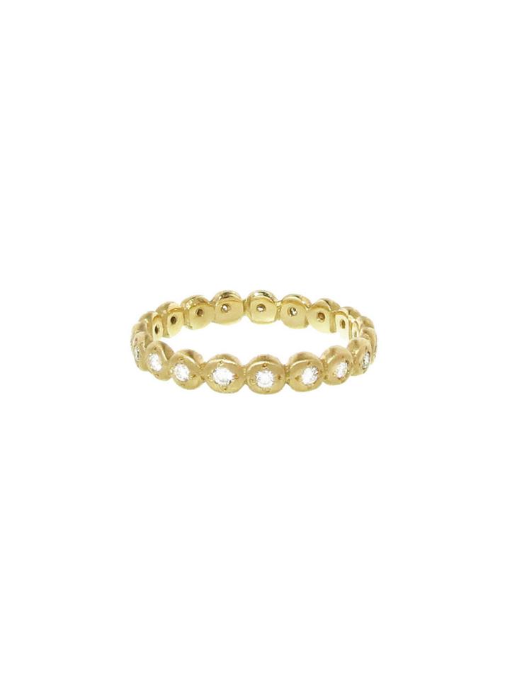 Adel Chefridi River Rocks Diamond Band - Yellow Gold
