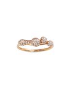 Ten Thousand Things Pave Molten Cluster - Designer Rose Gold Ring