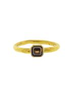 Cathy Waterman Small Cognac Diamond Ring - 22 Karat Gold