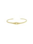 Ylang 23 Yellow Gold Cuff With Diamond