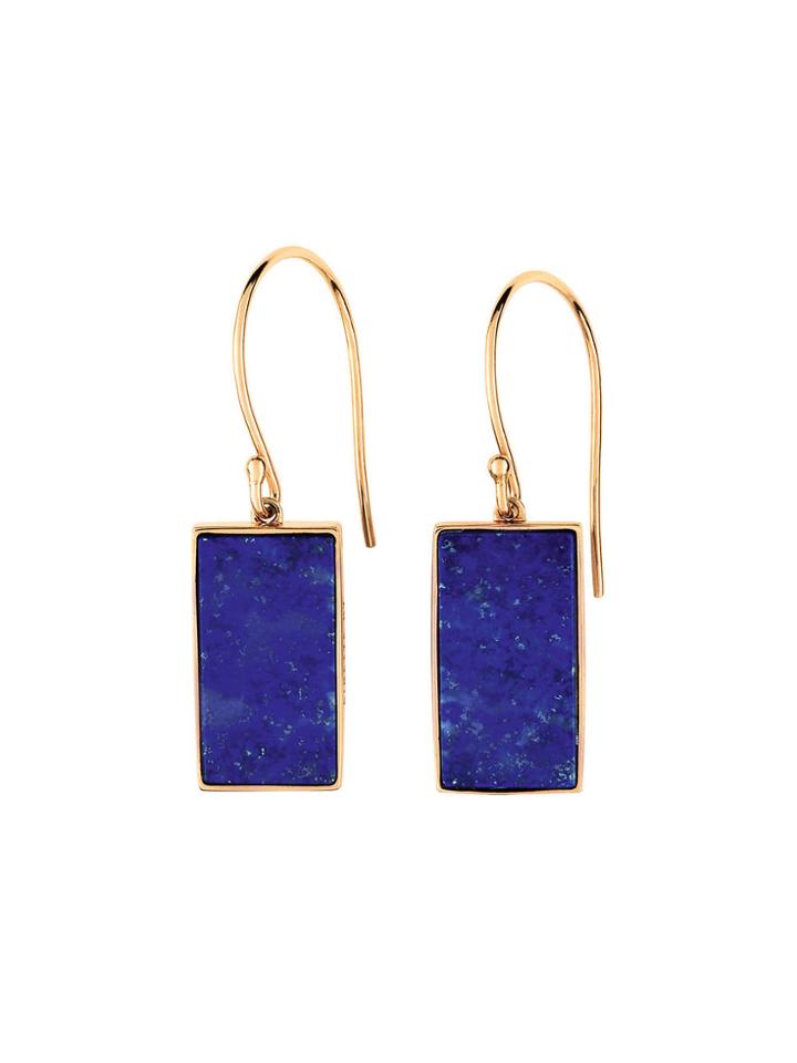 Ginette Ny Ever Lapis Rectangle Earrings
