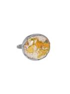 Annette Ferdinandsen Large Oval Mexican Matrix Ring - Sterling Silver