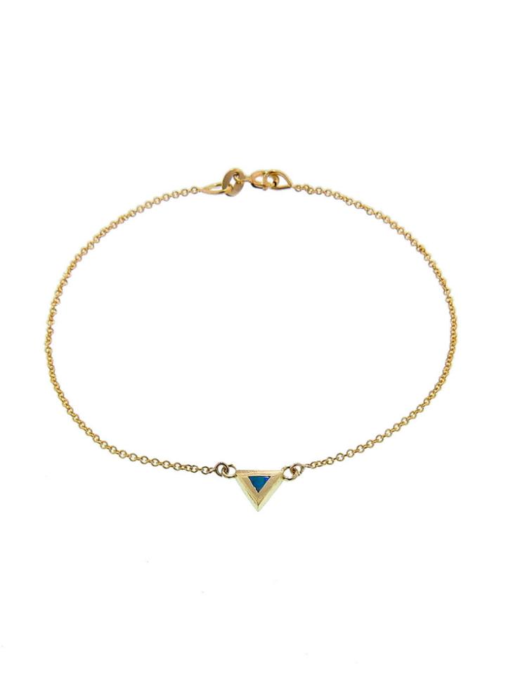 Jennifer Meyer Opal Triangle Inlay Bracelet