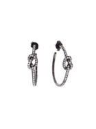 Finn Pav? Diamond Love Knot Hoops
