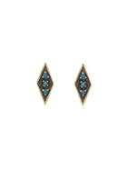 Workhorse Rachael Studs With Turquoise