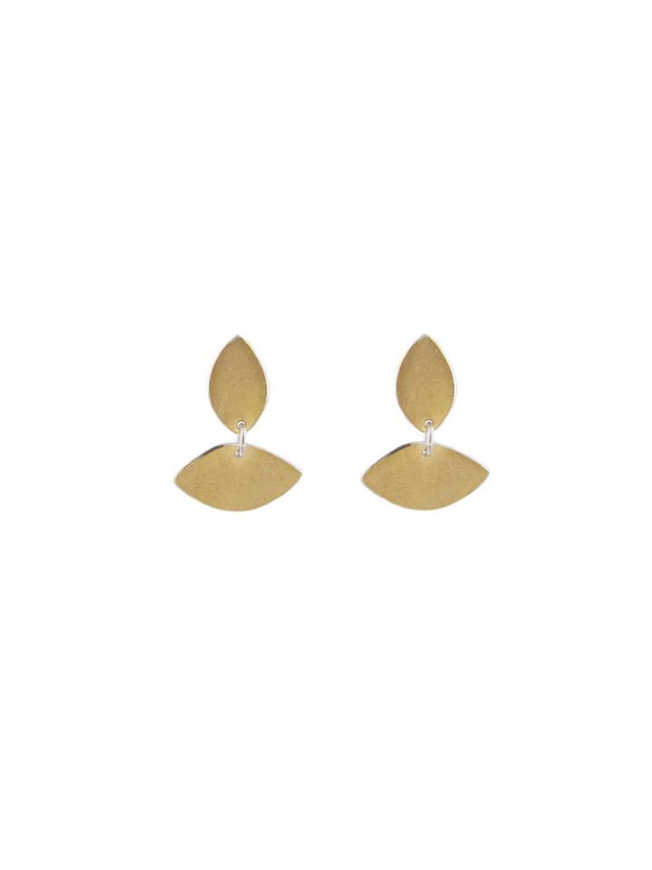 Himatsingka Dia Short Gold Earrings