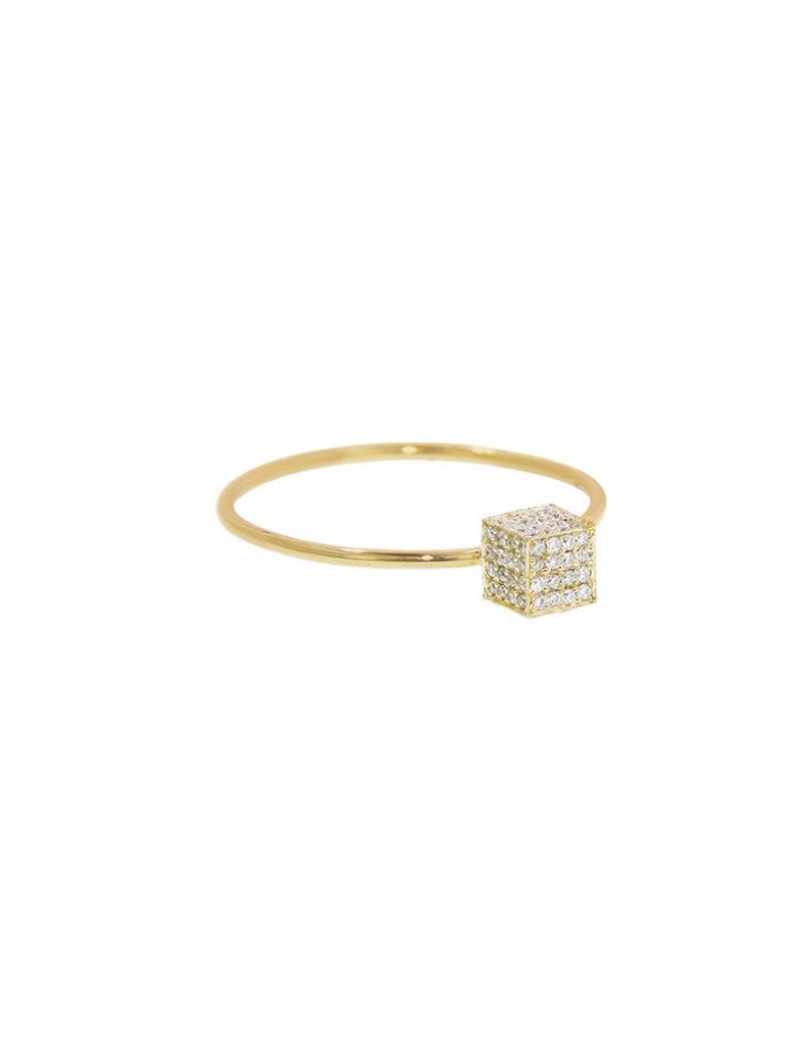 Jennifer Meyer Diamond Cube Ring
