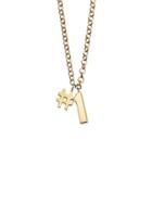Finn Minor Obsessions Designer #1 Charm Necklace - Yellow Gold