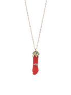 Pascale Monvoisin Get Lucky Coral Necklace