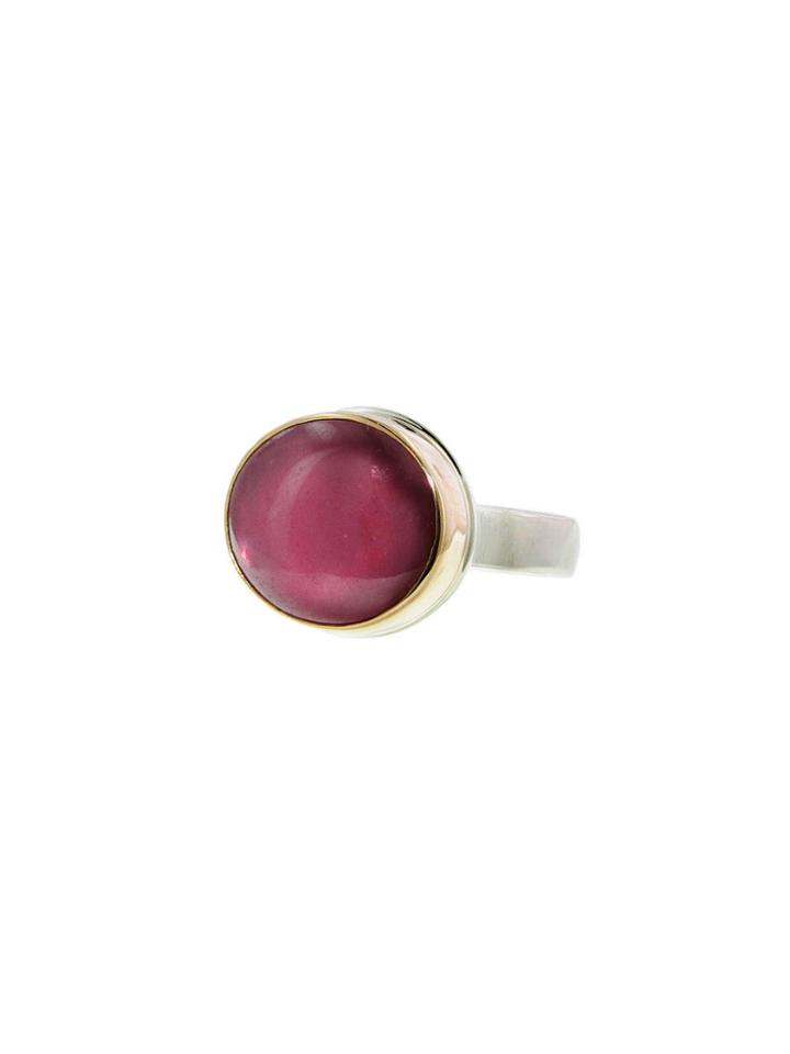 Jamie Joseph Horizontal Oval African Ruby Ring
