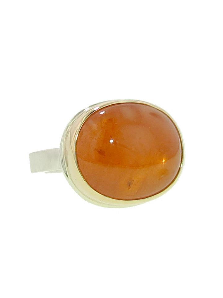 Jamie Joseph Small Oval Spessartite Ring