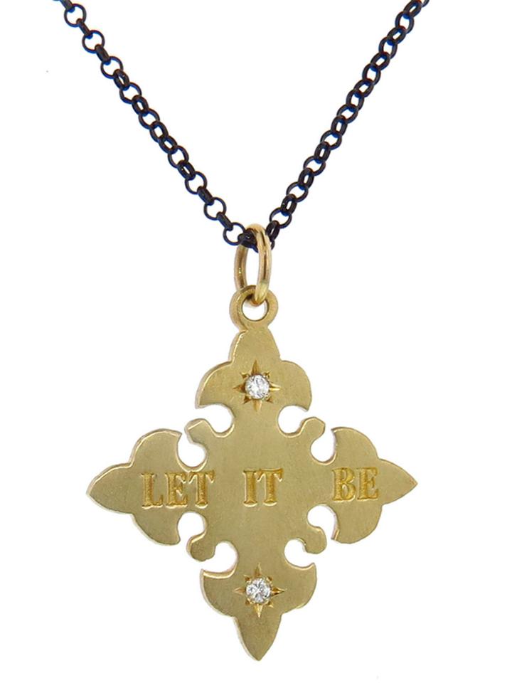 Catherine Michiels Let It Be Pendant- 14k Yellow Gold And Diamonds