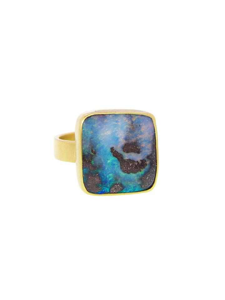 Annette Ferdinandsen One-of-a-kind Irregular Boulder Opal Ring
