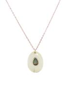 Pascale Monvoisin Bone And Opal Orso Necklace