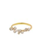 Ten Thousand Things Small Pave Molten Cluster - Designer Yellow Gold Ring