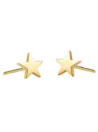 Jennifer Meyer Mini Star Studs - Yellow Gold