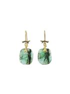 Annette Ferdinandsen Emerald Slice Branch Earrings