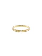 Lori Mclean Hand Engraved Baguette Diamond Band