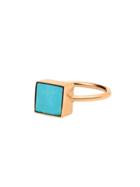 Ginette Ny Ever Turquoise Square Ring