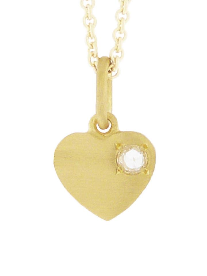 Irene Neuwirth Ylang23 Charm For Charity - Yellow Gold Heart With Diamond