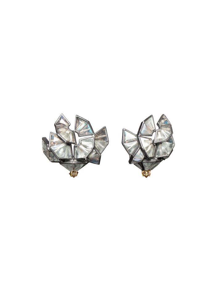 Nak Armstrong Aquamarine And Labradorite Ear Jackets