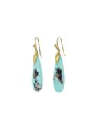 Annette Ferdinandsen Turquoise Simple Bird Earrings