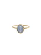 Annette Ferdinandsen Blue Star Sapphire Egg Ring