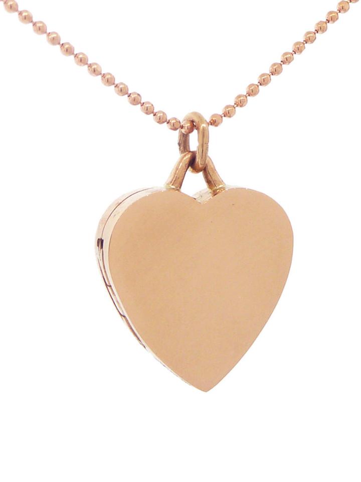 Jennifer Meyer Designer Heart Locket Pendant - Rose Gold