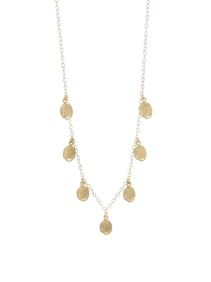 Ylang 23 Large Golden Flake Necklace
