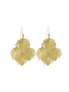 Annette Ferdinandsen Small Peacock Cluster Earrings - Yellow Gold