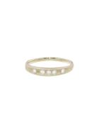 Adel Chefridi Tapered Diamond Band - White Gold